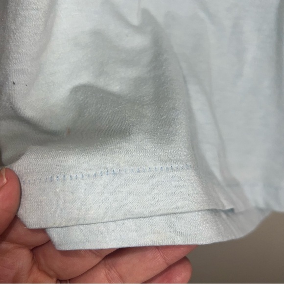 Quality Goods Banff Canada National Park Single Stitch Pale Blue T-shirt Large - Picture 8 of 13